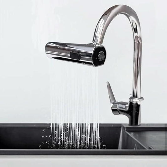3 in 1  360 degrees Waterfall Kitchen Faucet, Touch Faucet, Extender for Kitchen Sink