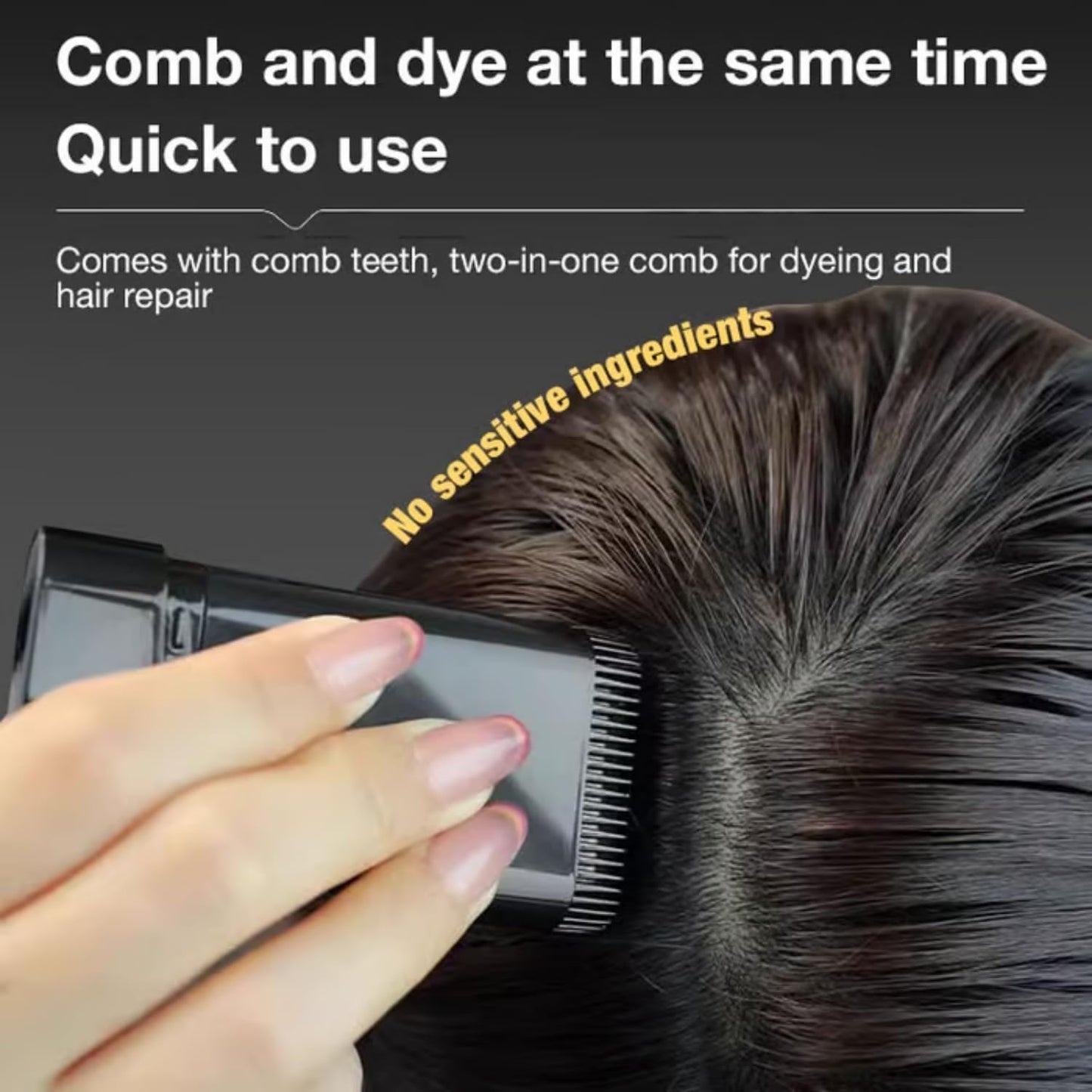 Instant Grey Hair Touch-Up Stick for Men & Women